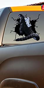 Godzilla Sticker Bomb Godzilla Truck Decal Bumper Cars Stickers For Faces Warning Truck