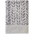 SKL Home by Saturday Knight Ltd. Distressed Leaves Bath Towel,Gray