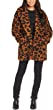 Mud Pie Debbie Leopard Sherpa Womens Coat