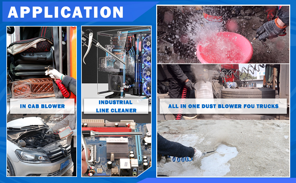 Air Blow Gun Kit for Truck Drivers