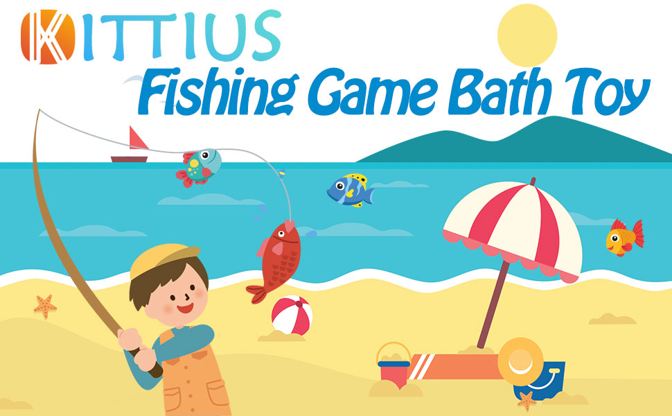 Fishing Game Bath Toy 