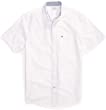 Tommy Hilfiger Men's Adaptive Magnetic Short Sleeve Button Shirt Slim Fit