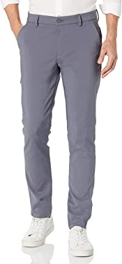 Calvin Klein Men's Move 365 Stretch Skinny Fit Wrinkle Resistant Tech Woven Pant
