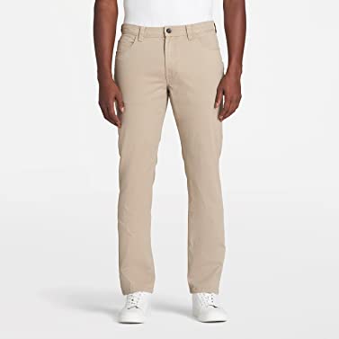 IZOD Men's Saltwater 5-Pocket Straight Fit Chino Pant