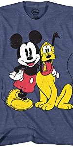 Mickey and Pluto