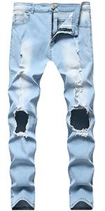 white jeans for men biker skinny ripped mens white jeans slim fit relaxed casual denim destroyed