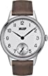 Tissot Men's Heritage 316L Stainless Steel case Swiss Mechanical Watch with Leather Strap, Brown, 20 (Model: T1194051603701)