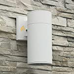 Dusk to Dawn Sensor Outdoor Wall Lamp, ZUUKOLE exterior Lighting - ETL Listed, Die-casting Aluminum Anti-Rust Waterproof Wall Mount Cylinder Design – Up/Down Light Fixture for Porch, Garage or Doorway