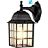 Dusk to Dawn Outdoor Wall Light Fixtures Wall Mount, Sensor Porch Lights, Exterior Wall Sconce Lighting, Anti-Rust Wall Lamp,