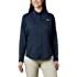 Columbia Women's Tamiami II UPF 40 Long Sleeve Fishing Shirt, Collegiate Navy, XX-Large