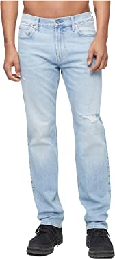Calvin Klein Men's Straight Fit Stretch Jeans