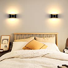 bedroom wall sconce lighting