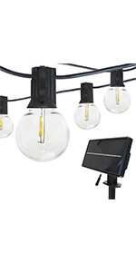 G40 Solar String Lights