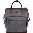 Elements Select ES2806 Lightweight Water-Resistant Travel Medical Backpack for Women (Heather Grey, One Size)