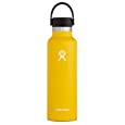 Hydro Flask Water Bottle - Standard Mouth Flex Lid - 21 oz, Sunflower