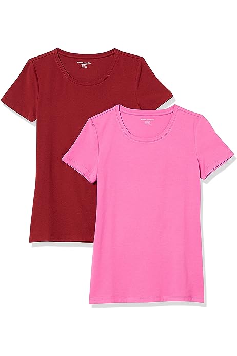Women's Classic-Fit Short-Sleeve Crewneck T-Shirt, Multipacks