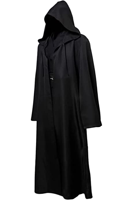 Adult Sith Robe Halloween Jedi Hooded Cloak Knight Darth Sidious Star Wars Cosplay Costume