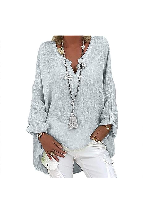Womens Summer Shirt Women BlouseBasicTop Blouse Long Sleeve Shirts for Women New Years Eve Tops for Women