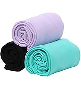 EVERSWE 3 Pairs Pack Girls Microfiber Tights Multiple Colors