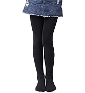 EVERSWE Girls'' Winter Fleece Lined Tights, Girls'' Thick Microfiber Tights