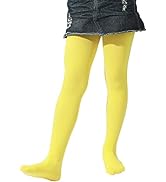 EVERSWE Girls Tights, Semi Opaque Footed Tights, Microfiber Tights