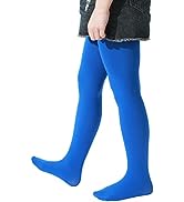 EVERSWE Girls Tights, Semi Opaque Footed Tights, Microfiber Tights