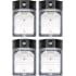 30W LED Wall Pack Light with Photocell, 3450LM 5000K Daylight Dusk to Dawn LED Outdoor Wall Mount Light, 150-250W MH/HPS Repl