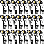 SUNVIE 24 Pack Low Voltage Landscape Lights LED 12W Landscape Lighting with connectors AC/DC 12V-24V Outdoor Spotlight IP65 Waterproof Tree Flag Lights Warm White Spotlights for Yard Garden Pathway