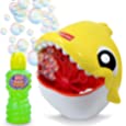 Kidzlane Bubble Machine – Shark Bubble Machine for Kids &amp; Toddlers Outdoor – Automatic Bubble Maker for Outdoor Toy and Parties – Shark Toy Gift for Toddlers