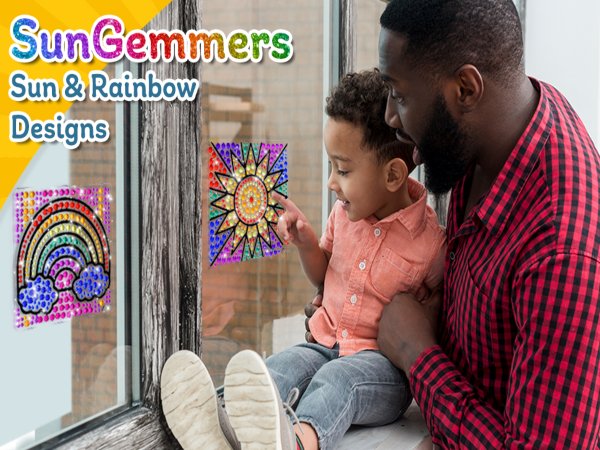 suncatcher kits for kids sun catcher kids craft suncatcher paint sun catcher sticker window art gem
