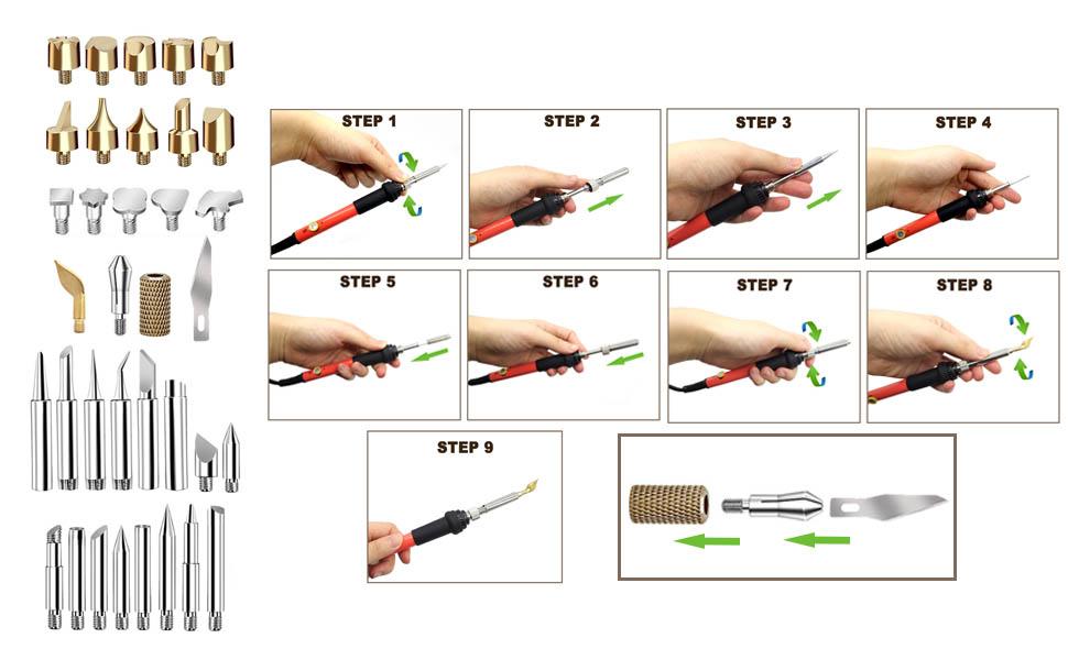 Wood Burning Tool Kit