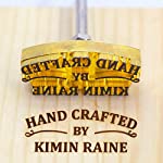 Custom Logo Wood Branding Iron,Branding Iron for Wood Leather Tool (1&quot;x1&quot;)