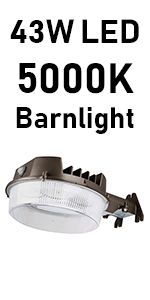 EliteXcel 43W LED Roadway Dusk to Dawn Barn Lights at Wholesale Prices