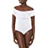 La Blanca Women's Island Goddess Off Shoulder Ruffle One Piece Swimsuit