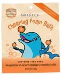 Aura Cacia Cheering, Aromatherapy Foam Bath for Kids, 2.5 oz. packet