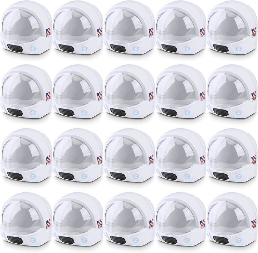 Tarpop 20 Pcs Astronaut Helmet for Kids Astronaut Party Hats Space Helmet Themed Astronaut Party Decorations Astronaut Costume Helmet for Girls Boys Space Birthday Party School Classroom Role Play