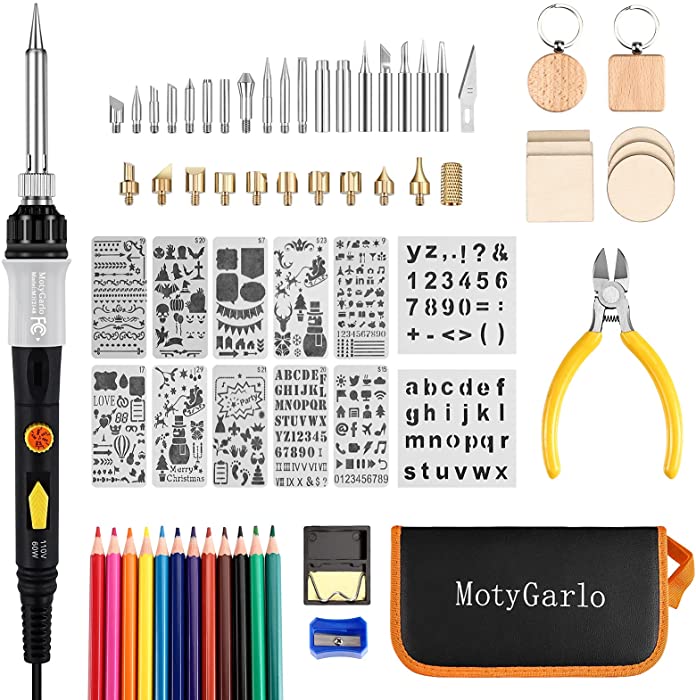 Soldering Iron Kit, 80W LCD Digital Soldering Gun with Adjustable Temperature Controlled, ON-Off Switch, 5pcs Soldering Tips, Solder Wire Tube, Desoldering Pump, 14pcs Welding Tool (colorful)