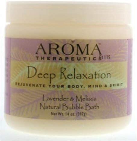 Aroma Therapeutics Deep Relaxation Natural Bubble Bath - Lavender & Melissa 14 oz