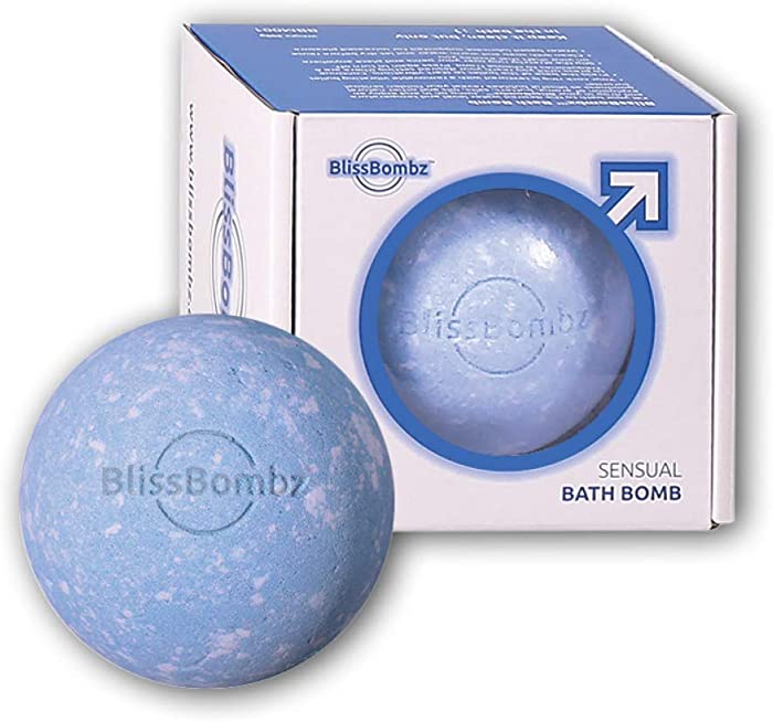 BlissBombz Bath Bombs for Adults– Bath Bombs for Men with Sexy Surprise Inside – Premium Organic Natural Ingredients and Essential Oils– Relaxing and Calming Effect – Fun Gift for Men